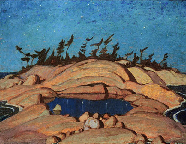 Night Pine Island
