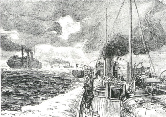 HMCS Grise on Convoy Duty