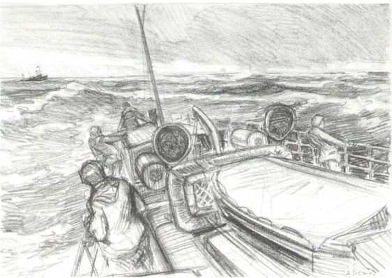Stern View on a Submarine Chaser